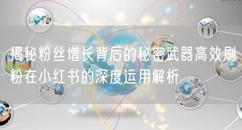 揭秘粉丝增长背后的秘密武器高效刷粉在小红书的深度运用解析