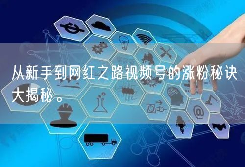 从新手到网红之路视频号的涨粉秘诀大揭秘。