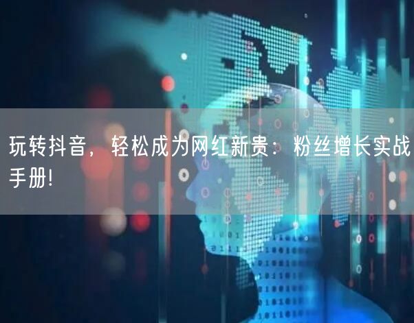 玩转抖音，轻松成为网红新贵：粉丝增长实战手册!